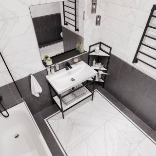 Консоль DIWO Смоленск 80 с раковиной Moduo 80